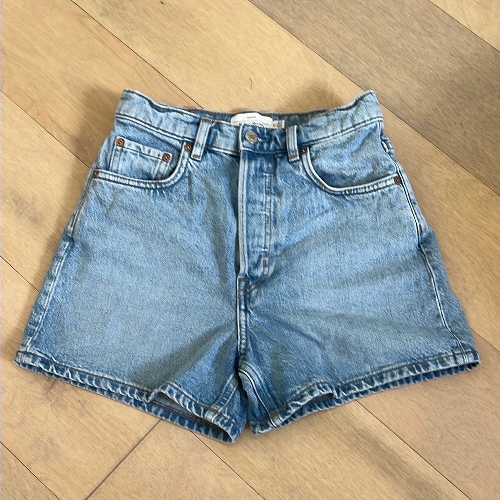 & Other Stories Blue Denim Women's Shorts